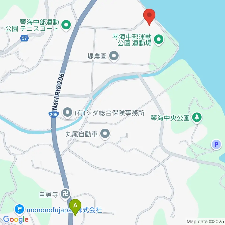 長崎市琴海文化センター周辺のカフェ一覧地図