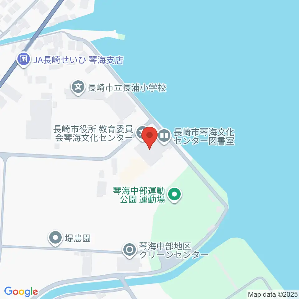 長崎市琴海文化センター周辺のカフェ一覧地図