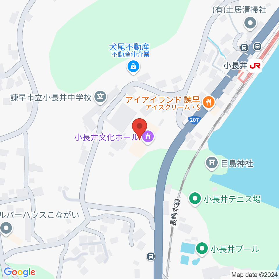 小長井文化ホール・小長井公民館周辺のカフェ一覧地図