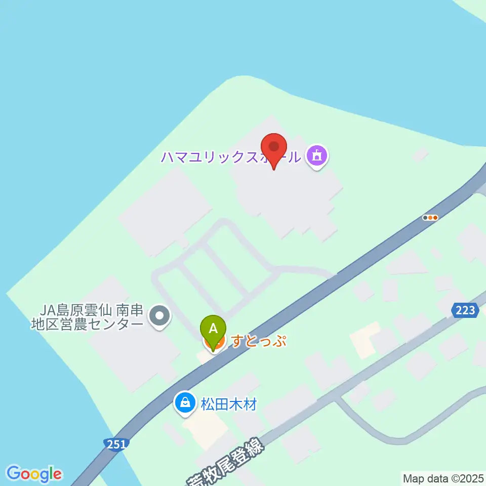 ハマユリックスホール周辺のカフェ一覧地図