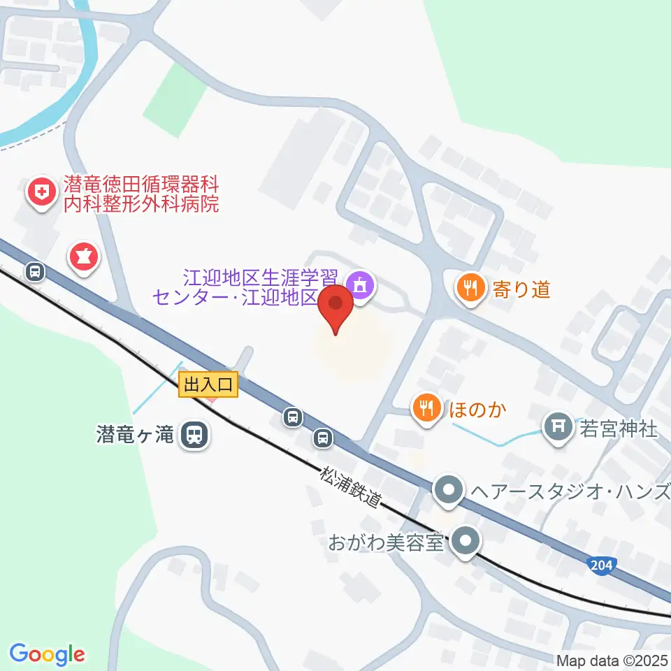 江迎地区文化会館インフィニタス周辺のカフェ一覧地図