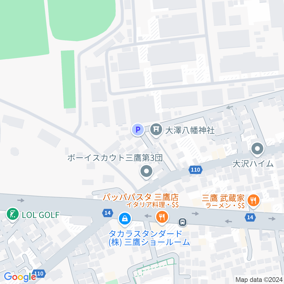 代官山NOMAD周辺のカフェ一覧地図