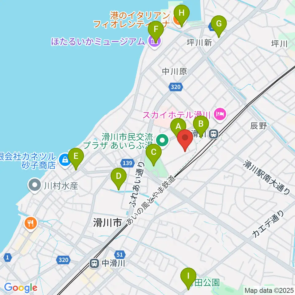 開進堂楽器 MPC滑川周辺のカフェ一覧地図