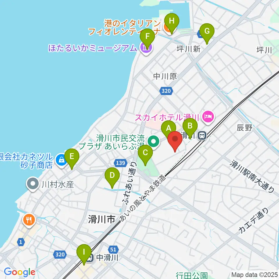 開進堂楽器 MPC滑川周辺のカフェ一覧地図