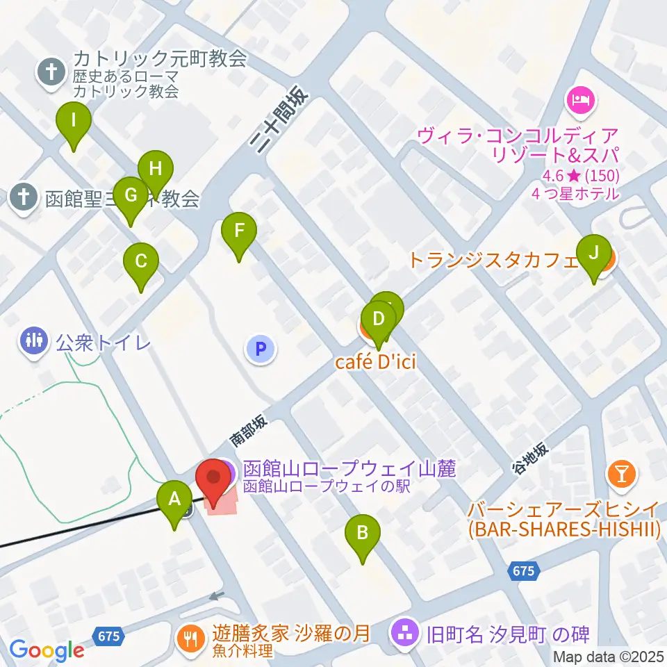 FMいるか周辺のカフェ一覧地図