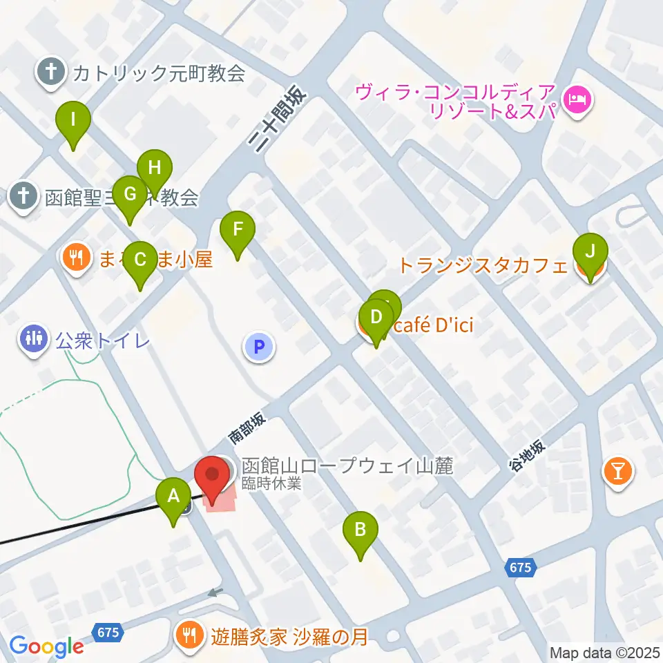 FMいるか周辺のカフェ一覧地図