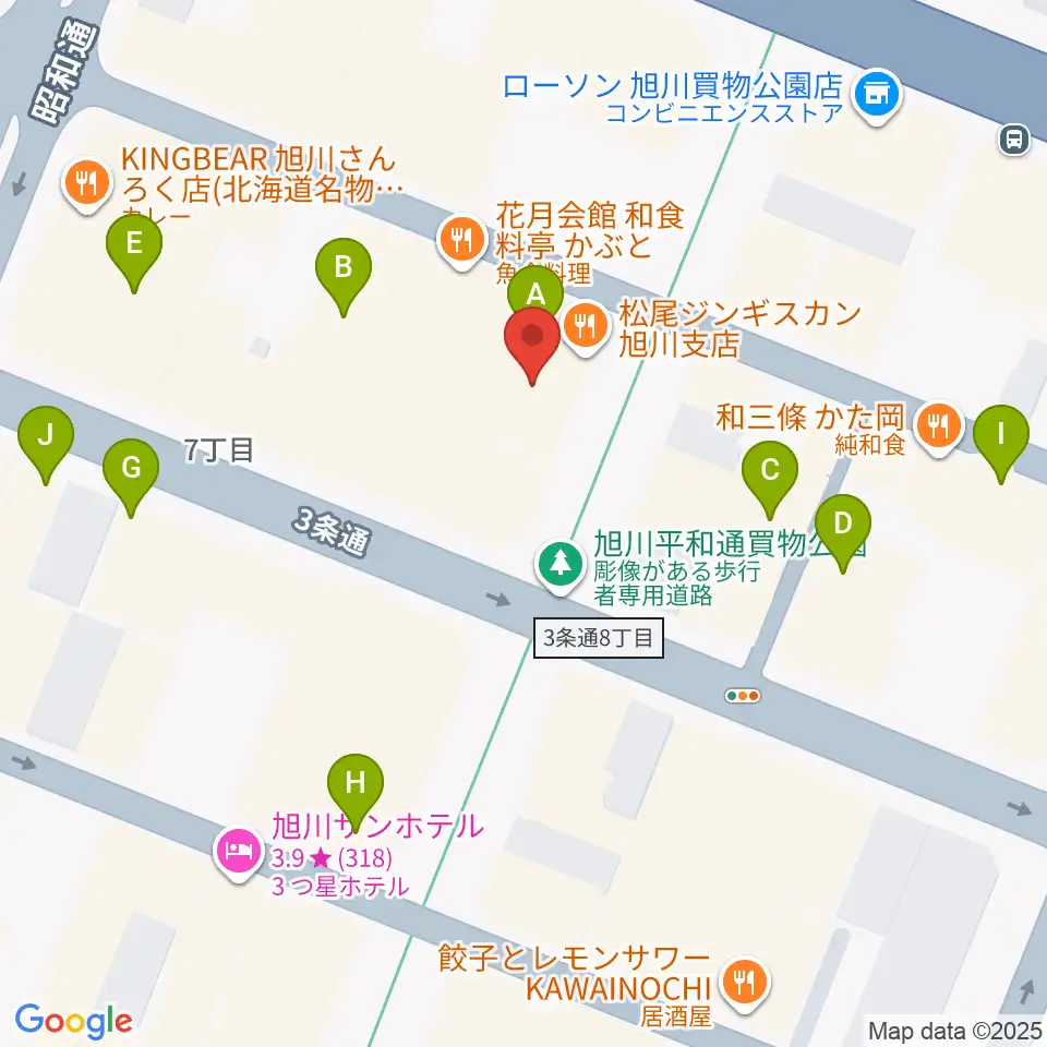 FMりべーる周辺のカフェ一覧地図