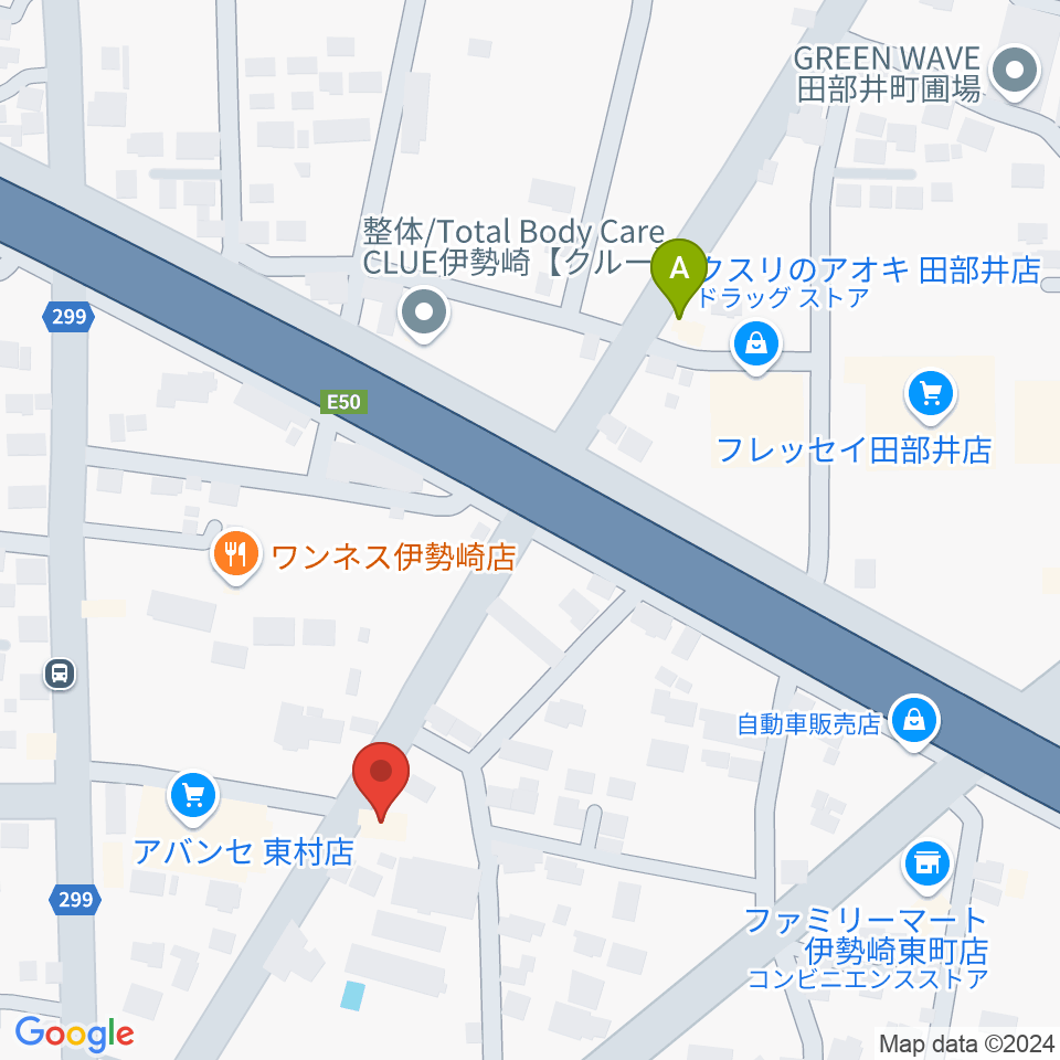 古澤ミュージックスクール周辺のカフェ一覧地図