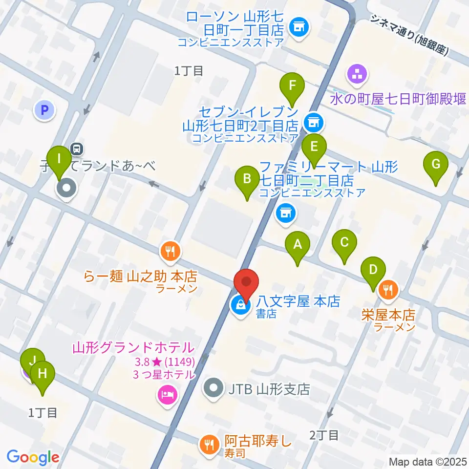 ラジオモンスター周辺のカフェ一覧地図