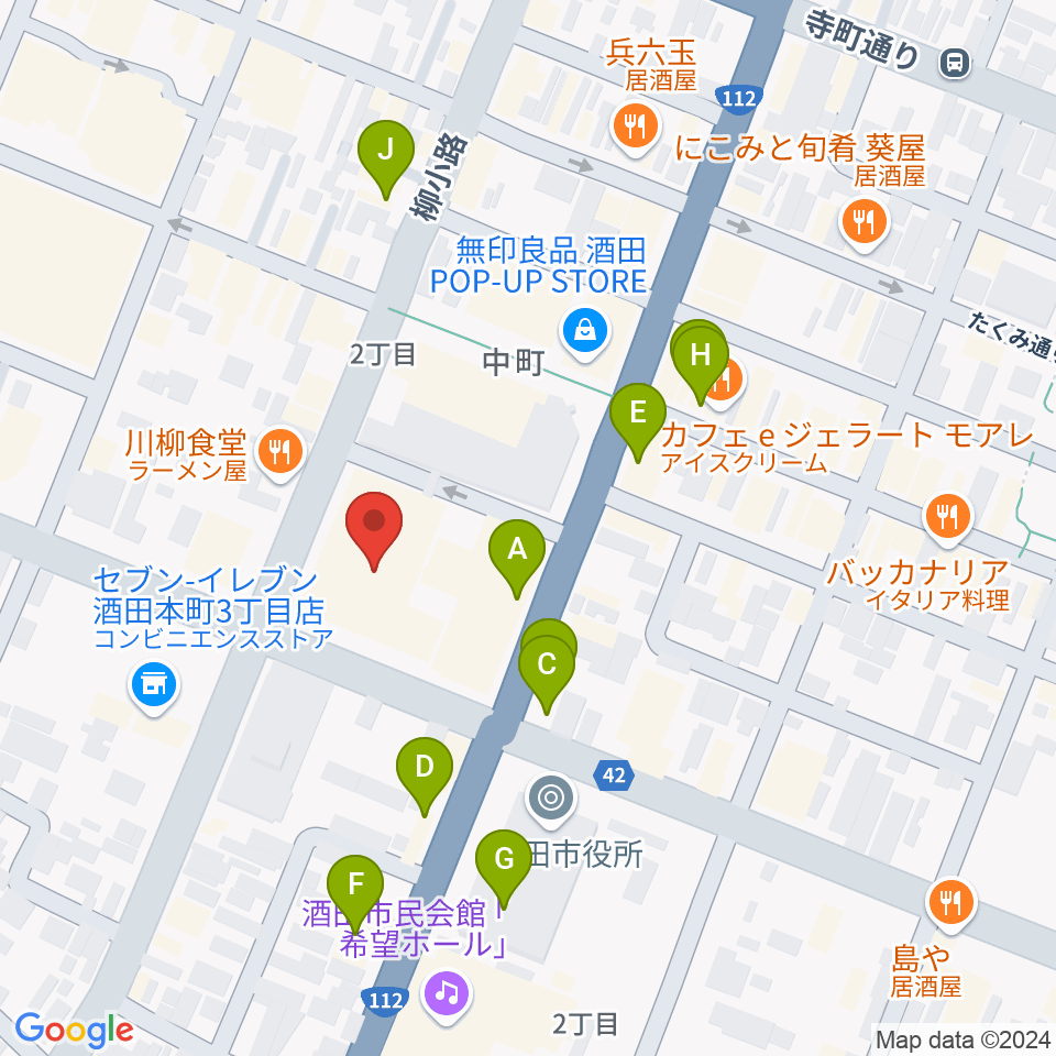 ハーバーラジオ周辺のカフェ一覧地図