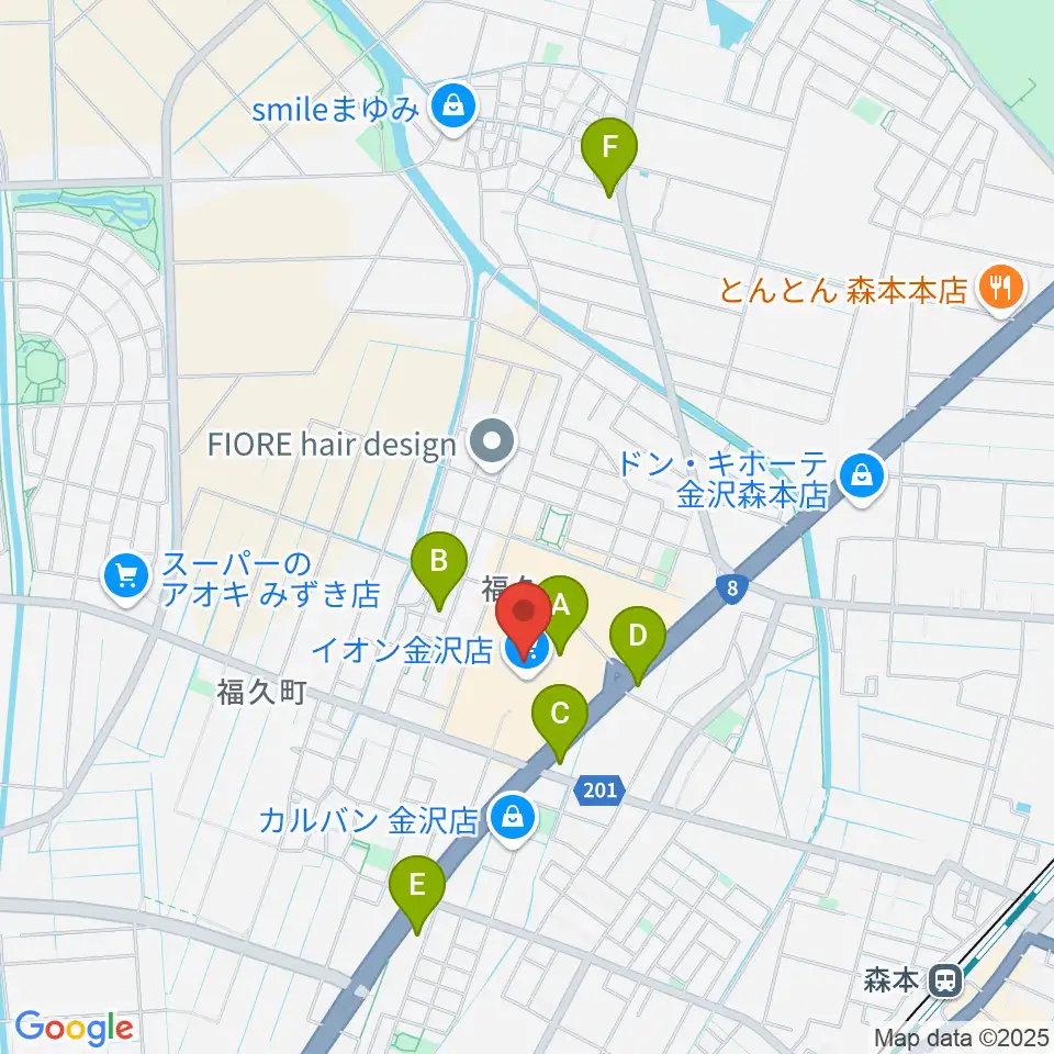 開進堂楽器 MPC森本周辺のカフェ一覧地図