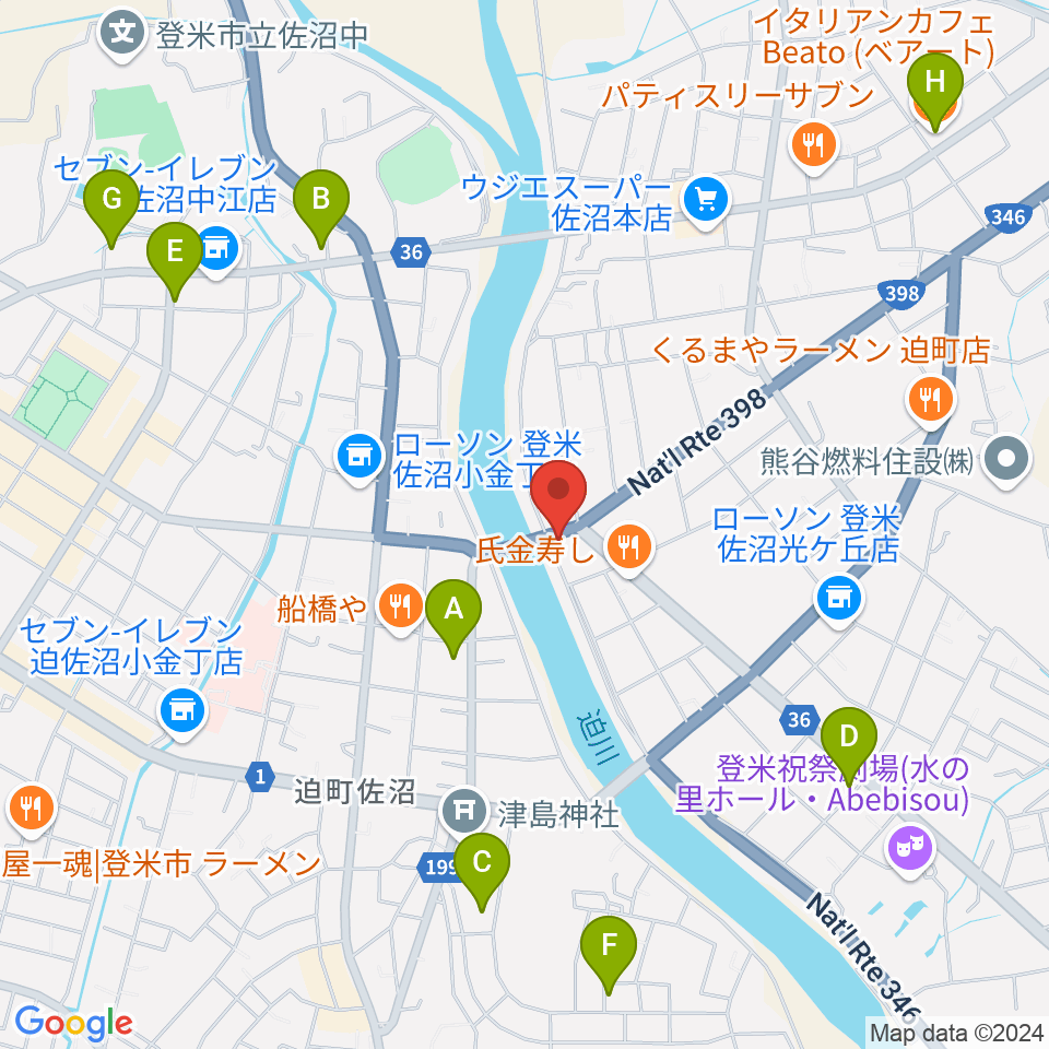 はっとエフエム周辺のカフェ一覧地図