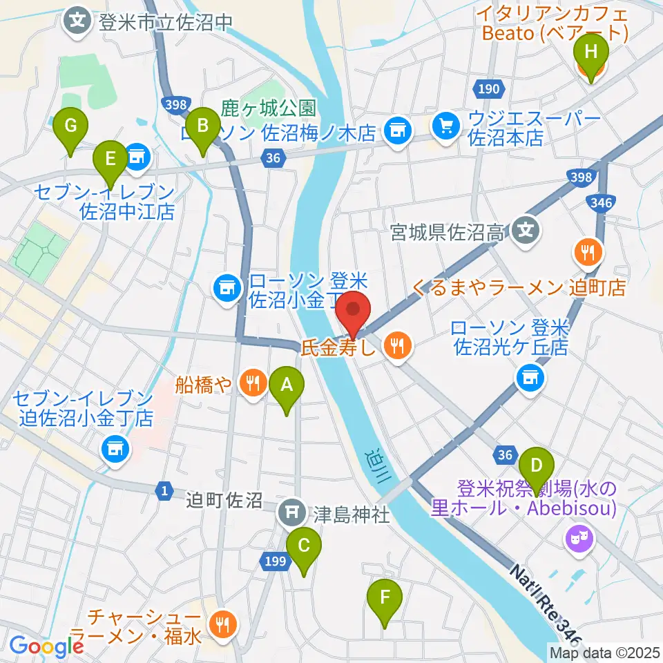 はっとエフエム周辺のカフェ一覧地図