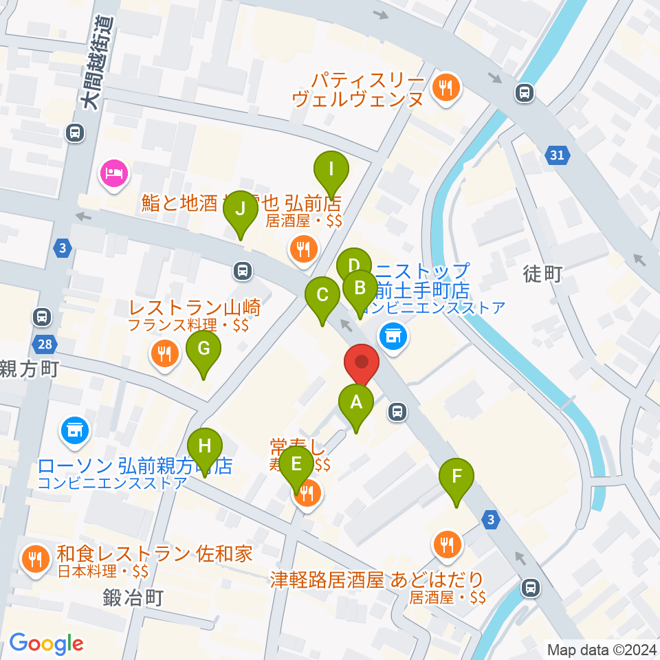 FMアップルウェーブ周辺のカフェ一覧地図