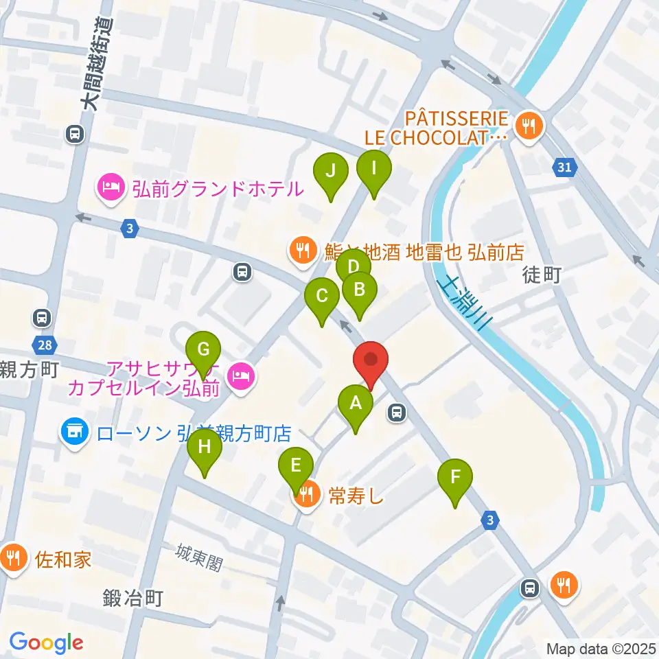 FMアップルウェーブ周辺のカフェ一覧地図