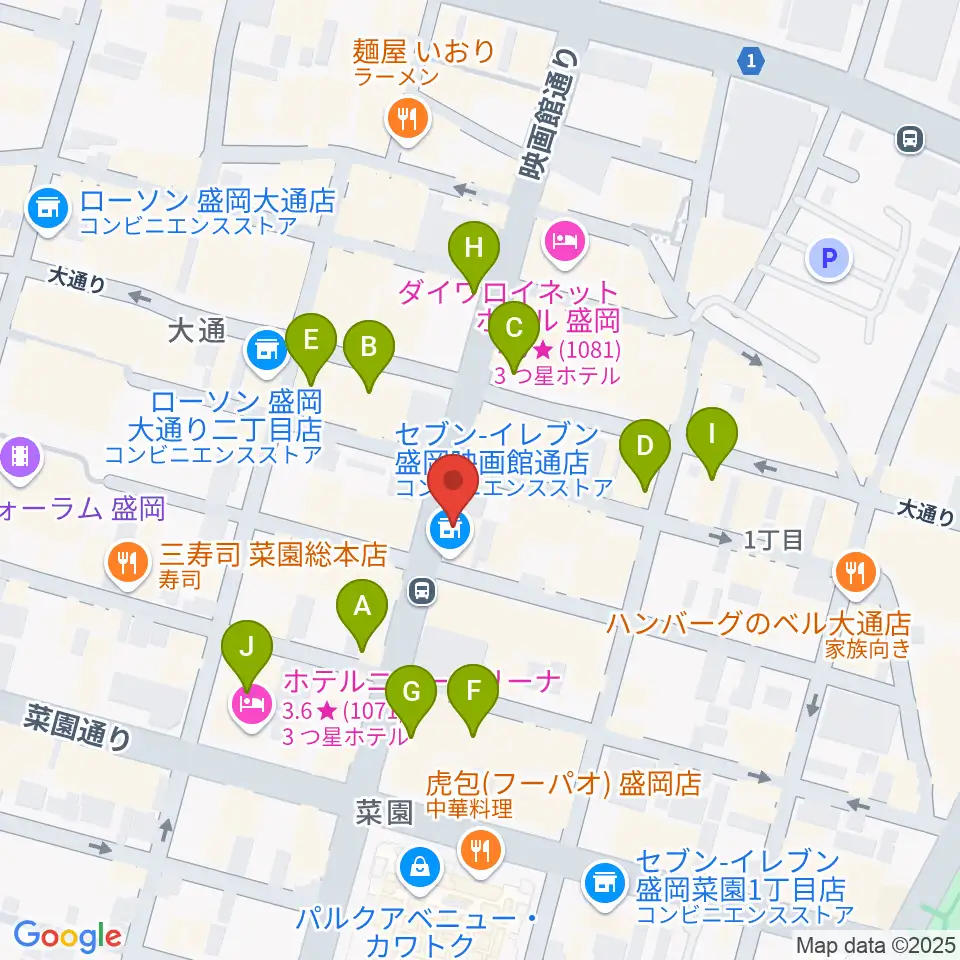 CLUB CHANGE WAVE周辺のカフェ一覧地図