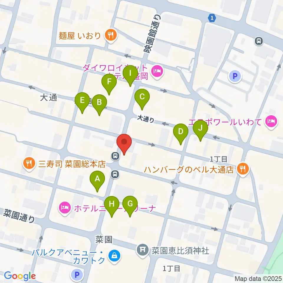 CLUB CHANGE WAVE周辺のカフェ一覧地図