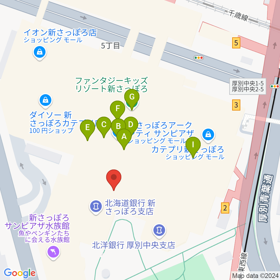 RADIOワンダーストレージ FMドラマシティ周辺のカフェ一覧地図