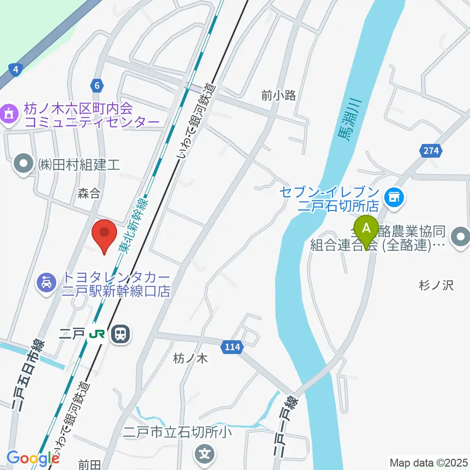 カシオペアFM周辺のカフェ一覧地図