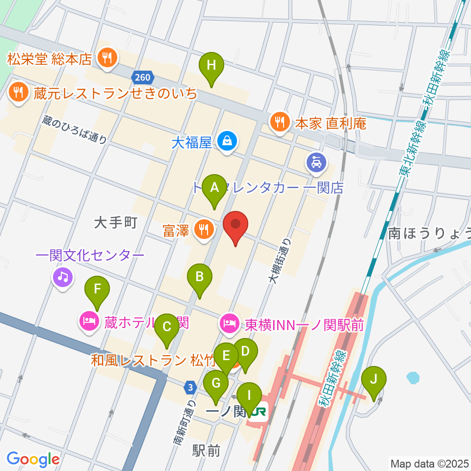 FMあすも周辺のカフェ一覧地図