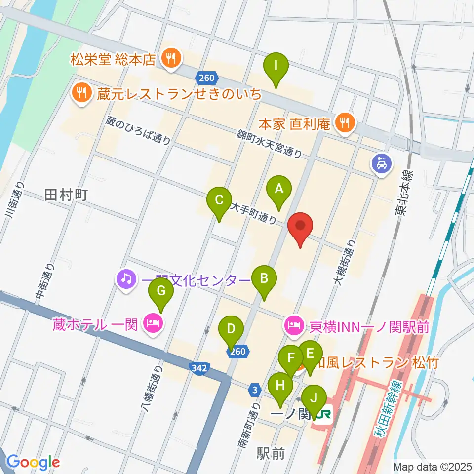 FMあすも周辺のカフェ一覧地図
