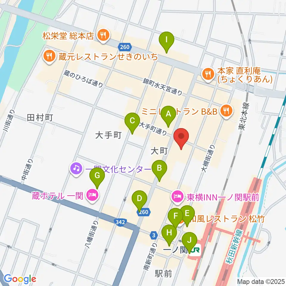 FMあすも周辺のカフェ一覧地図