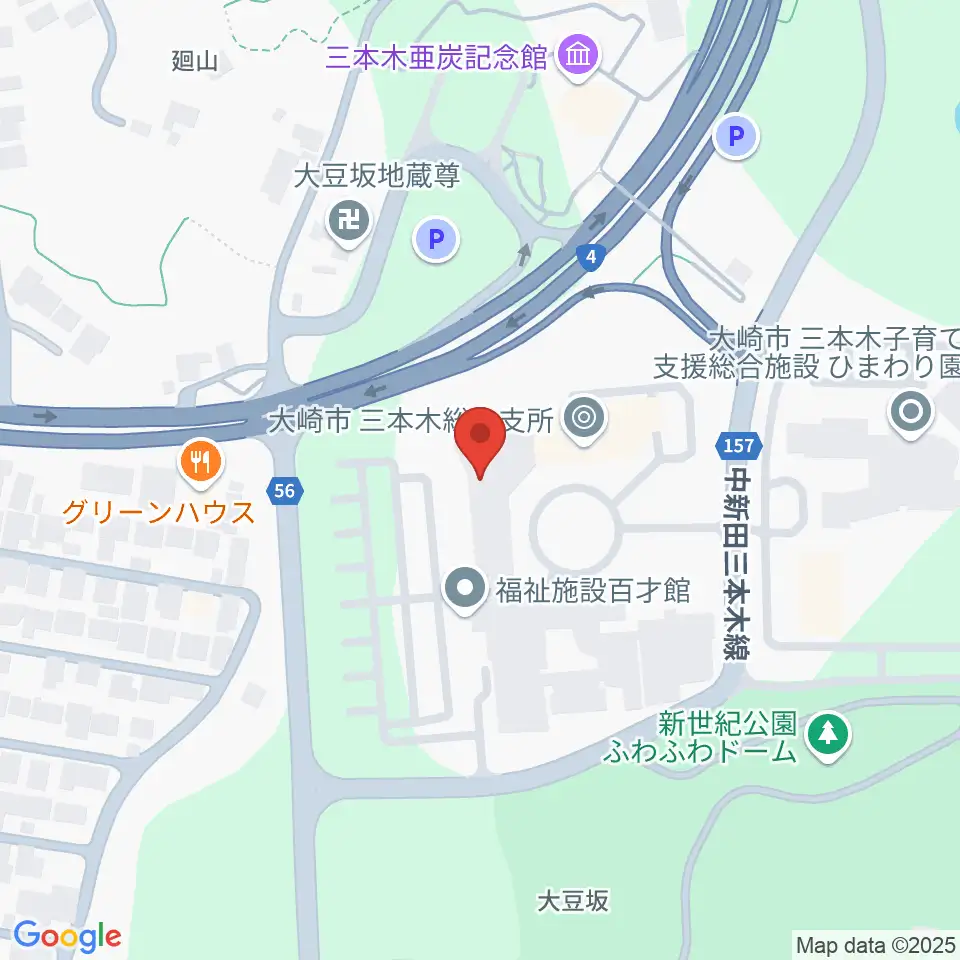 OCRFM83.5 おおさきFM周辺のカフェ一覧地図