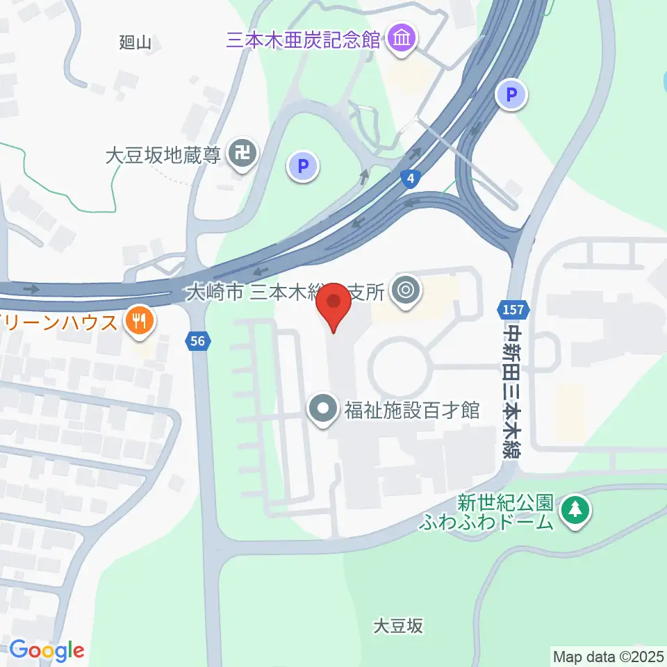 OCRFM83.5 おおさきFM周辺のカフェ一覧地図