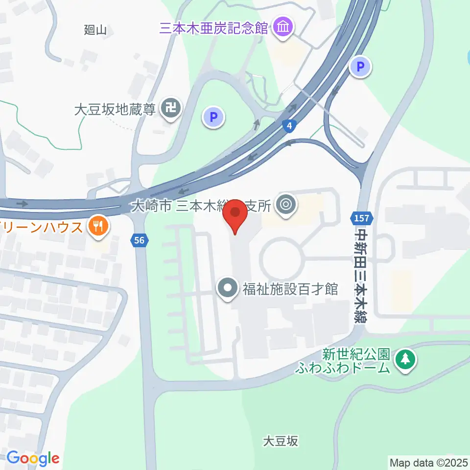 OCRFM83.5 おおさきFM周辺のカフェ一覧地図