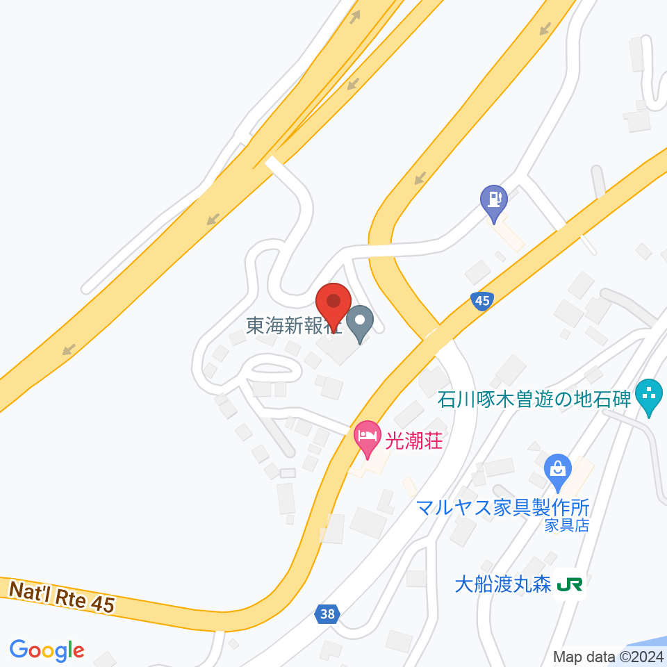 FMねまらいん周辺のカフェ一覧地図