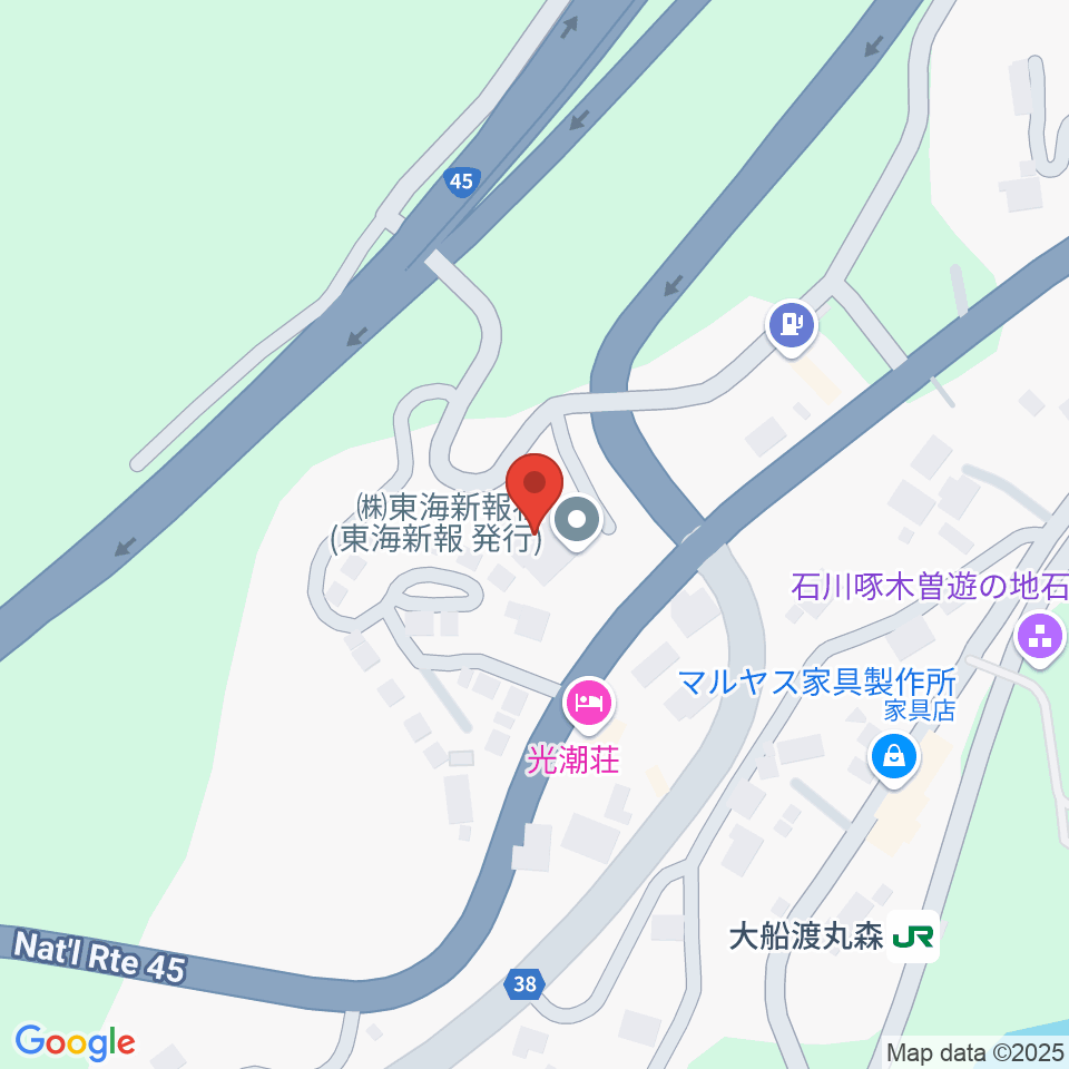 FMねまらいん周辺のカフェ一覧地図