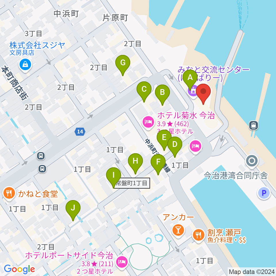 FMラヂオバリバリ周辺のカフェ一覧地図