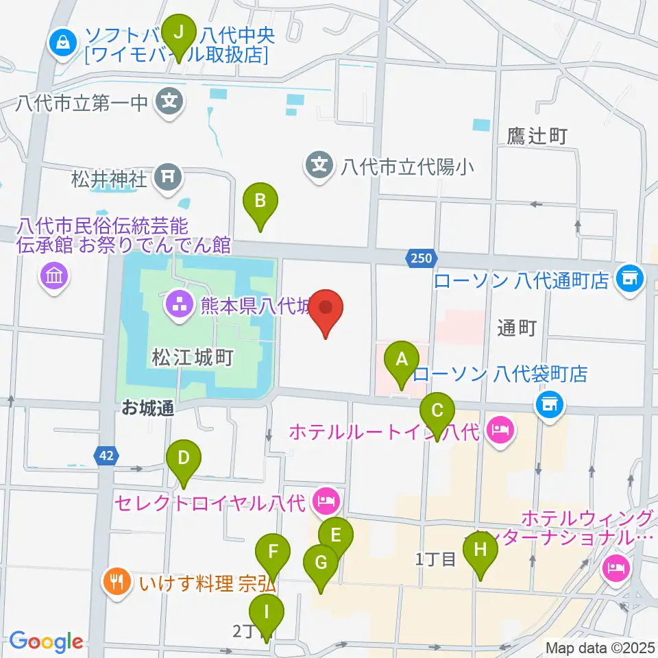 Kappa FM周辺のカフェ一覧地図