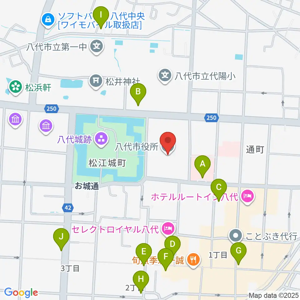Kappa FM周辺のカフェ一覧地図