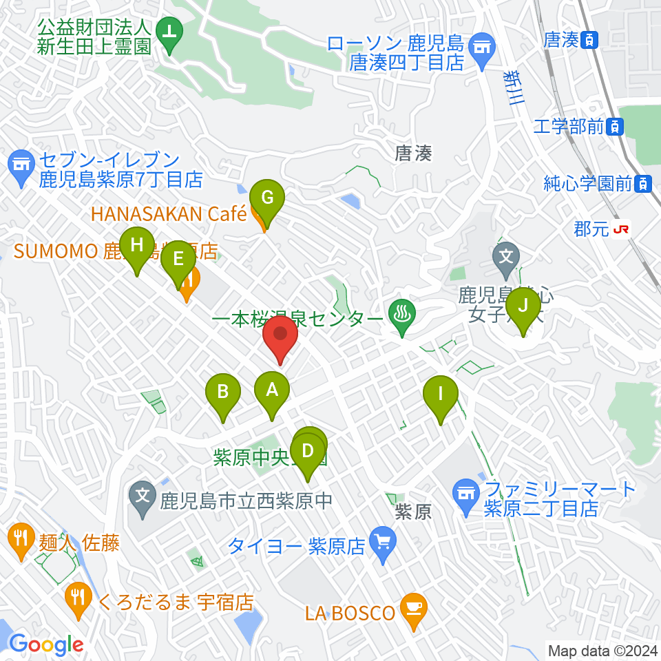 フレンズFM762周辺のカフェ一覧地図