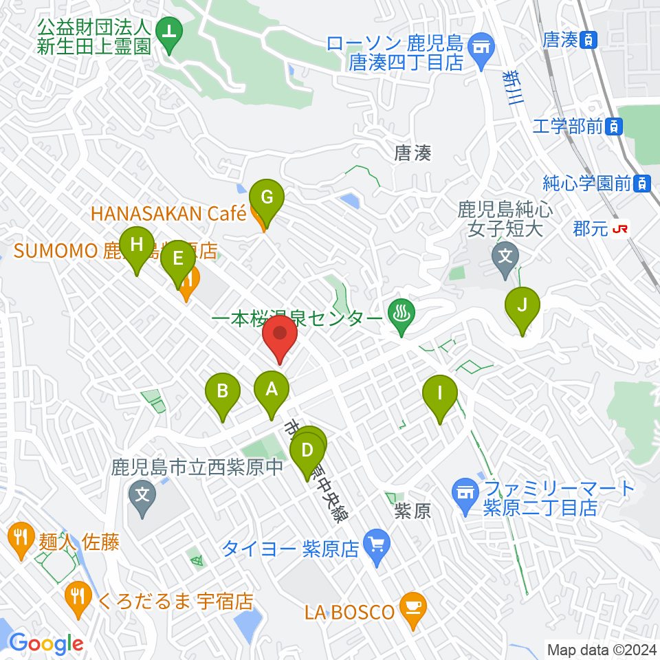 フレンズFM762周辺のカフェ一覧地図