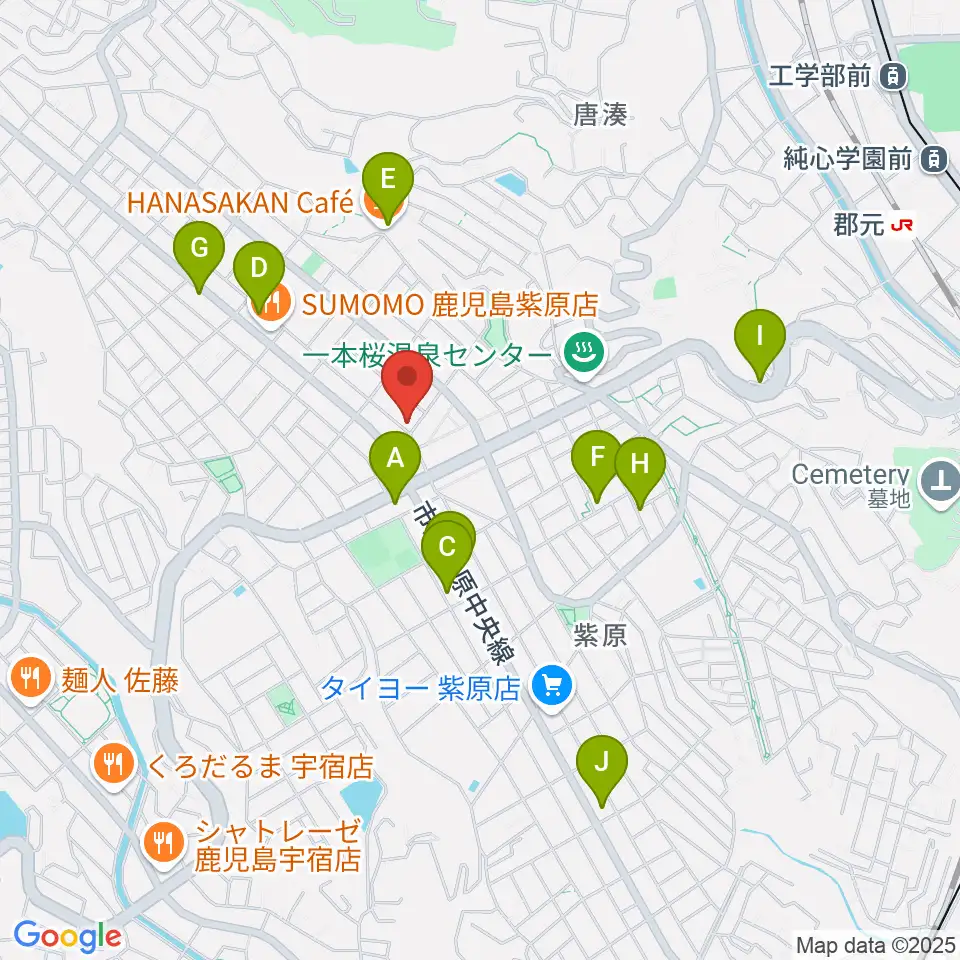 フレンズFM762周辺のカフェ一覧地図