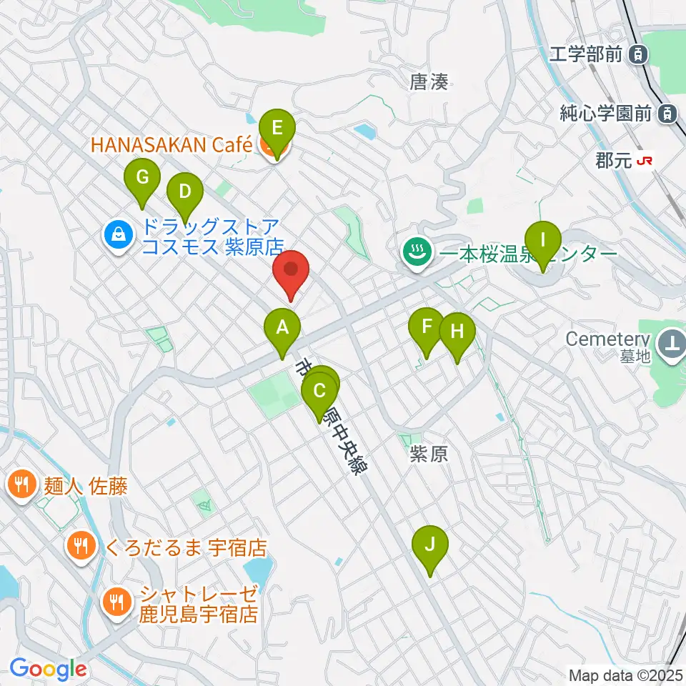 フレンズFM762周辺のカフェ一覧地図