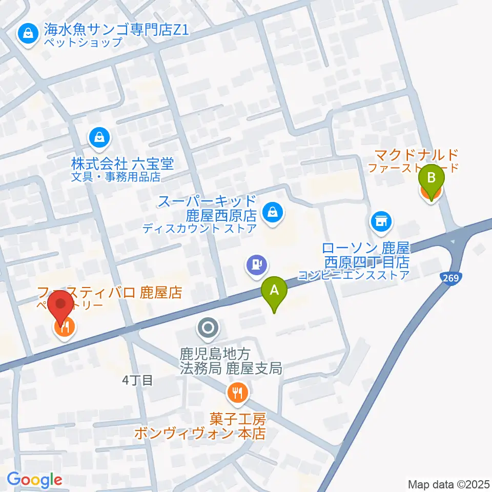 FMかのや周辺のカフェ一覧地図