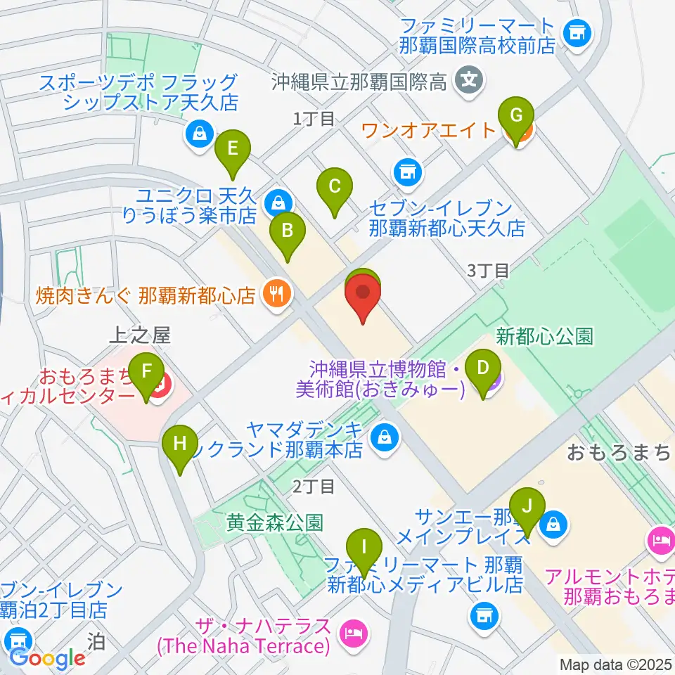 FMレキオ周辺のカフェ一覧地図