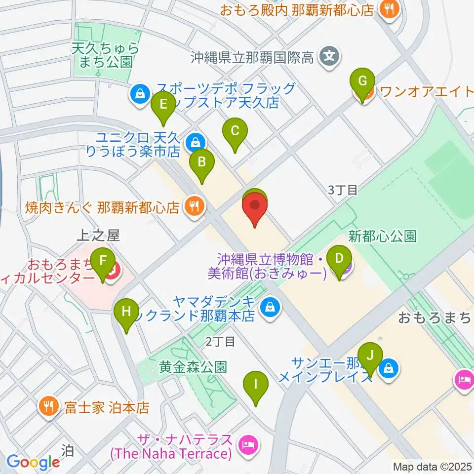 FMレキオ周辺のカフェ一覧地図