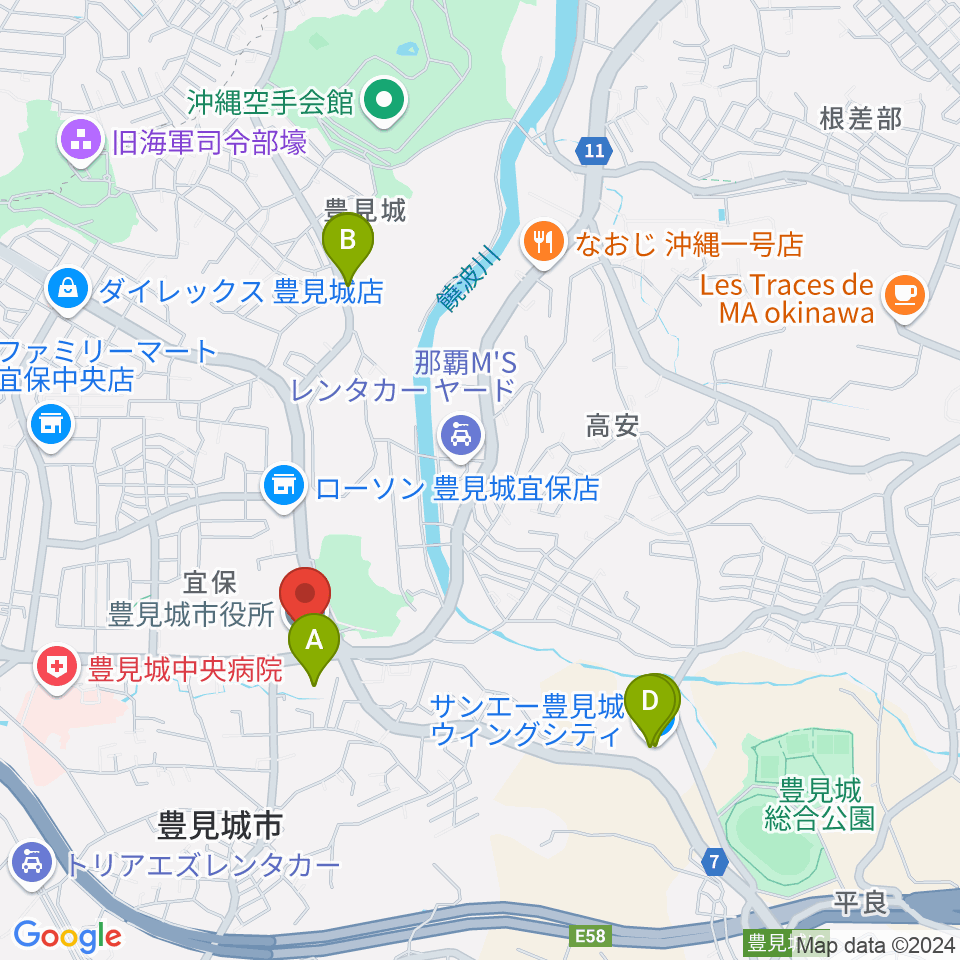 FMとよみ周辺のカフェ一覧地図