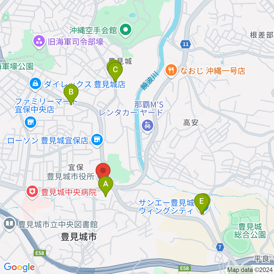 FMとよみ周辺のカフェ一覧地図