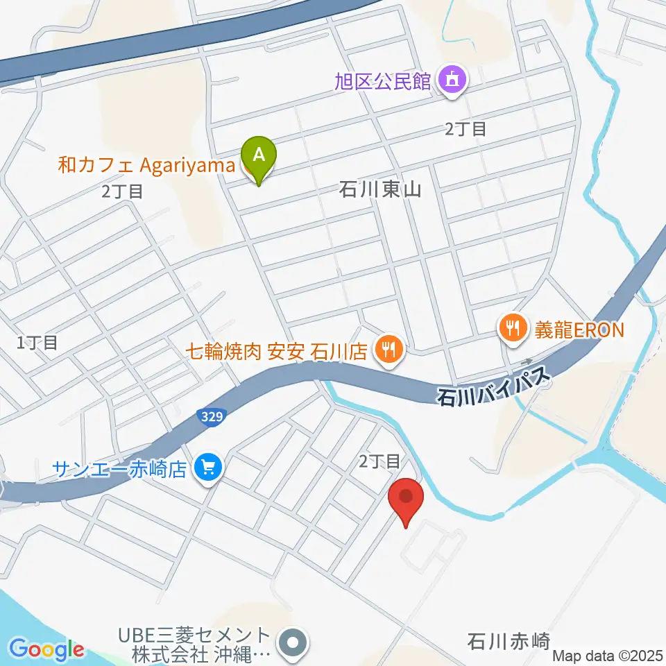 FMうるま周辺のカフェ一覧地図