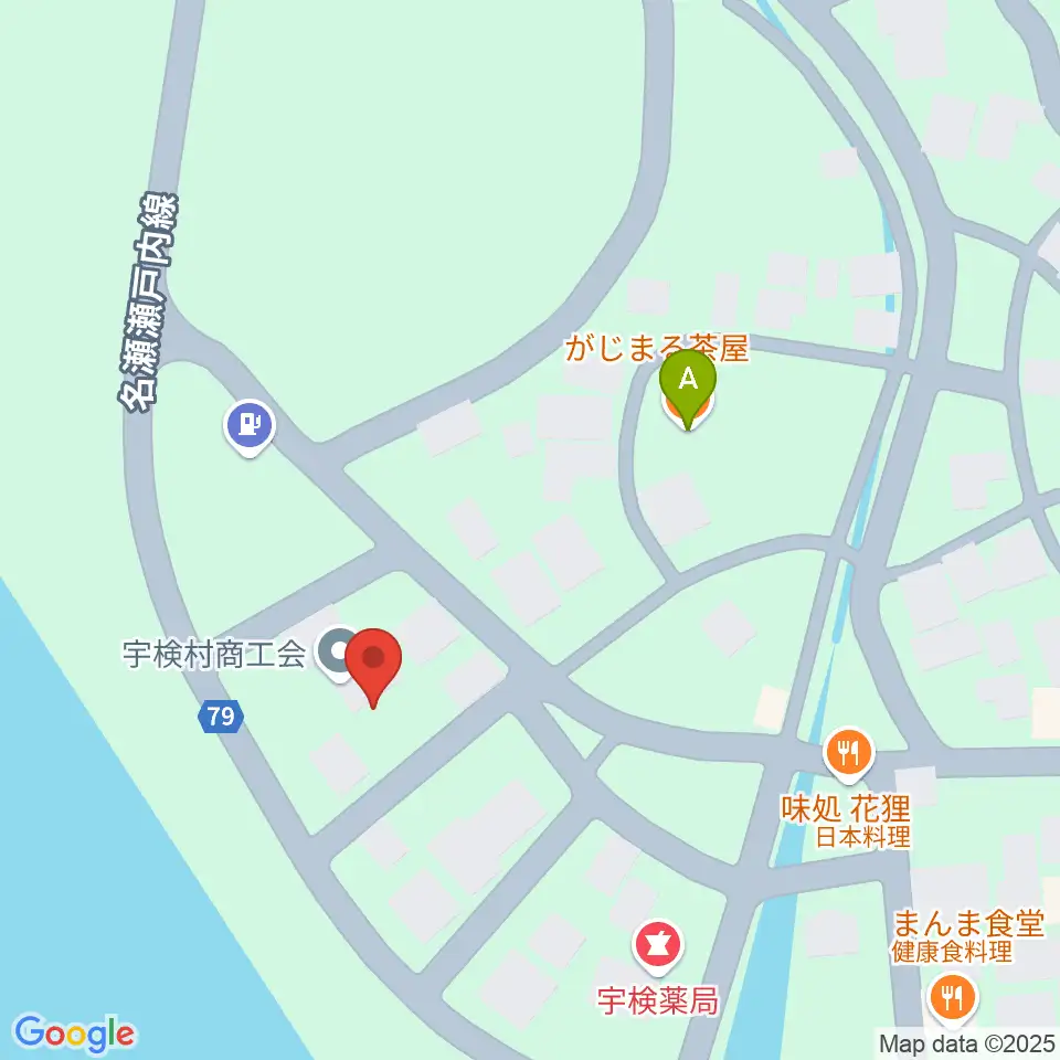 エフエムうけん周辺のカフェ一覧地図