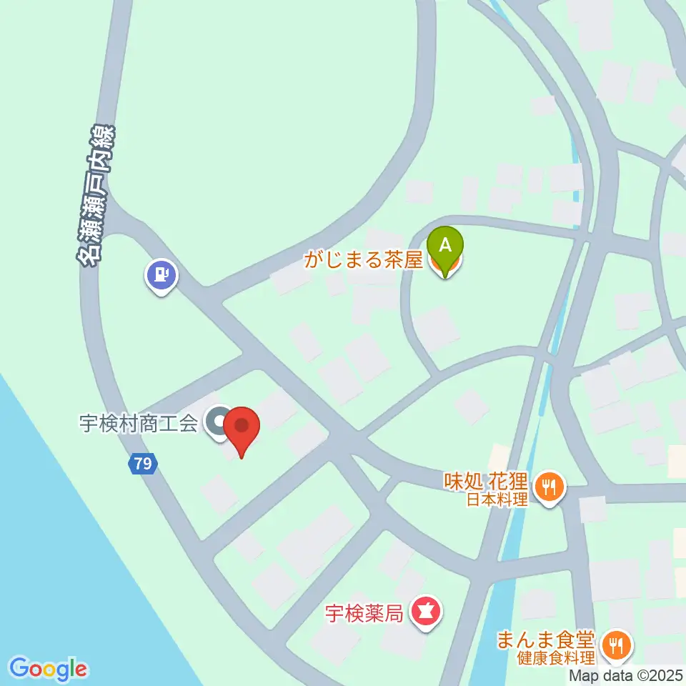 エフエムうけん周辺のカフェ一覧地図