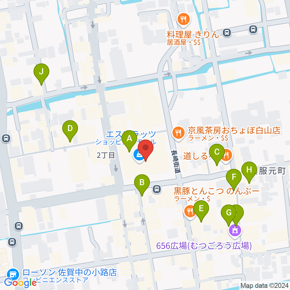 えびすFM周辺のカフェ一覧地図