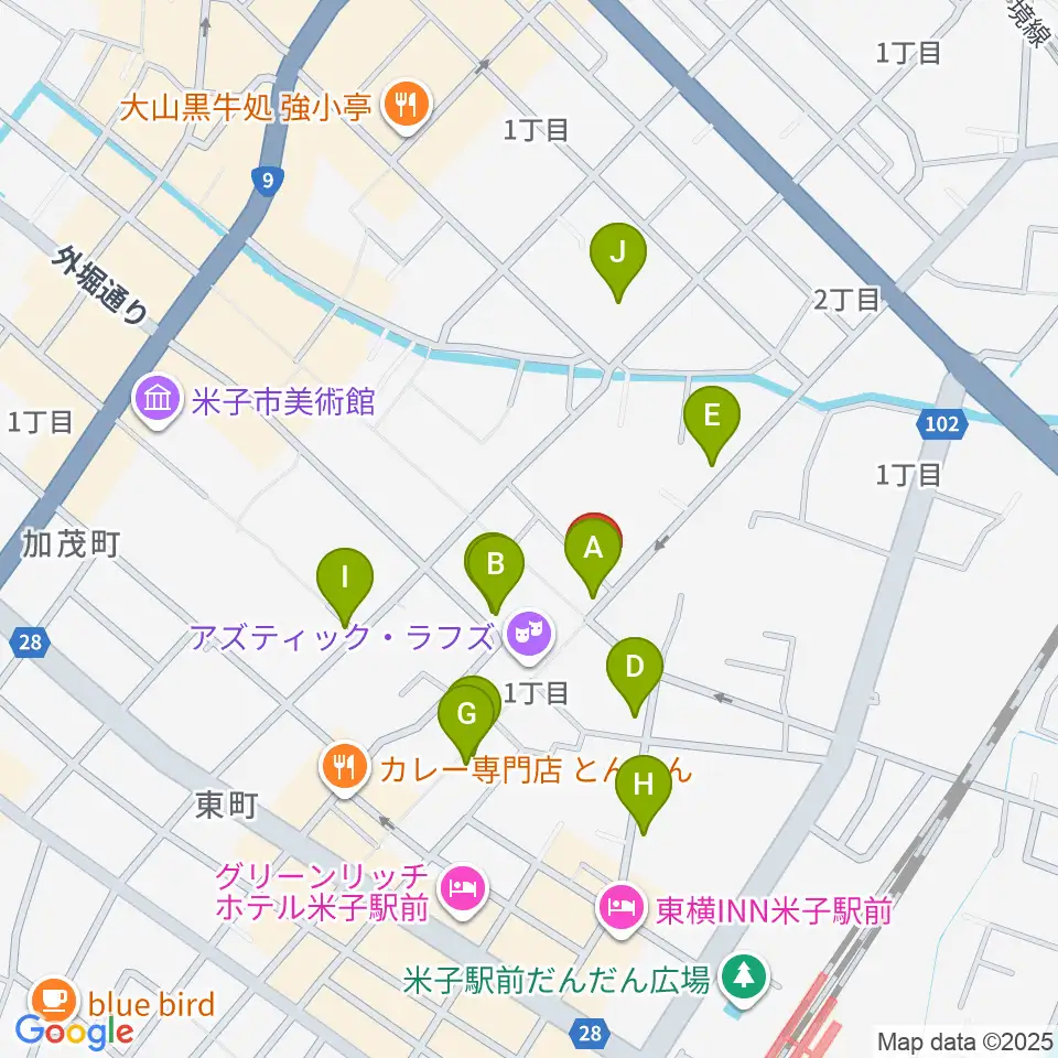 DARAZ FM ダラズ・エフエム周辺のカフェ一覧地図
