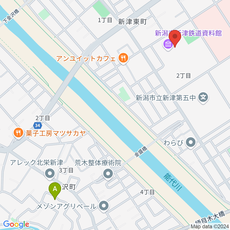 ラジオ・チャット周辺のカフェ一覧地図