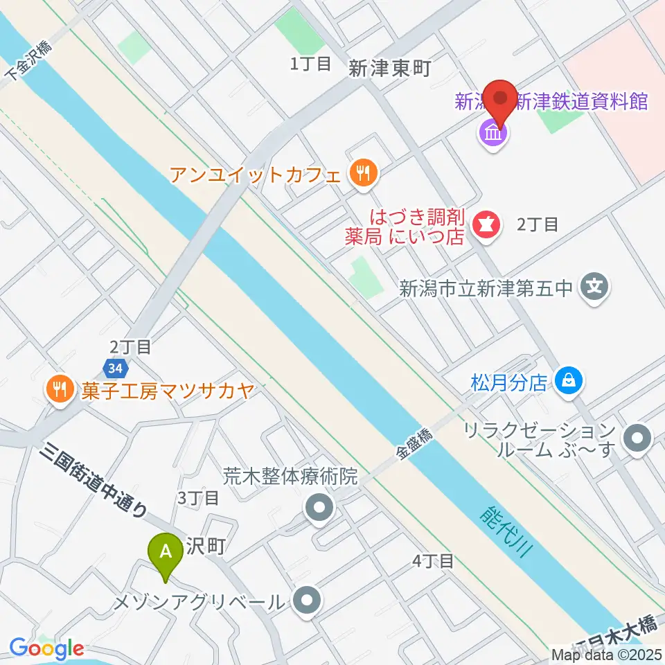 ラジオ・チャット周辺のカフェ一覧地図